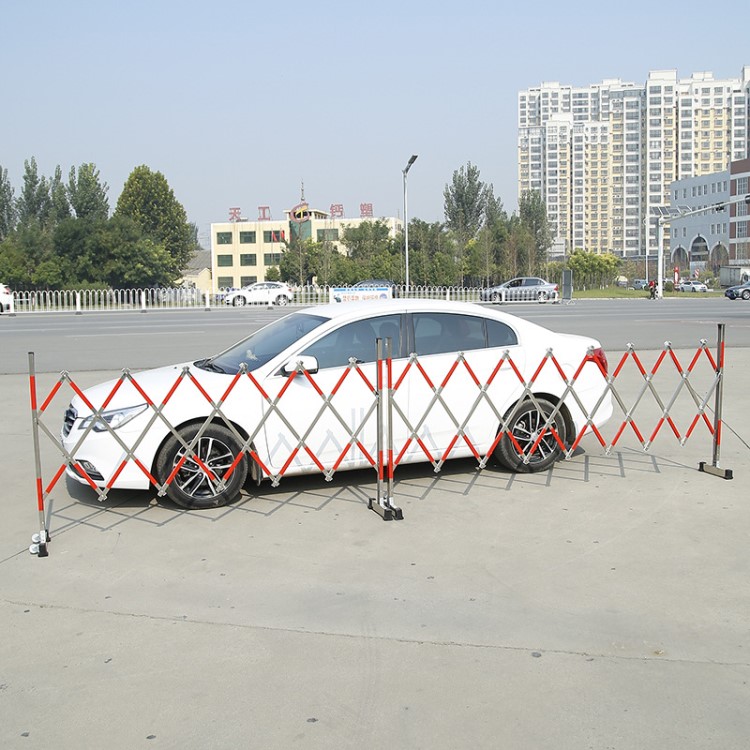 不銹鋼伸縮圍欄可移動1.2*2.5米施工防護欄片式電力圍欄