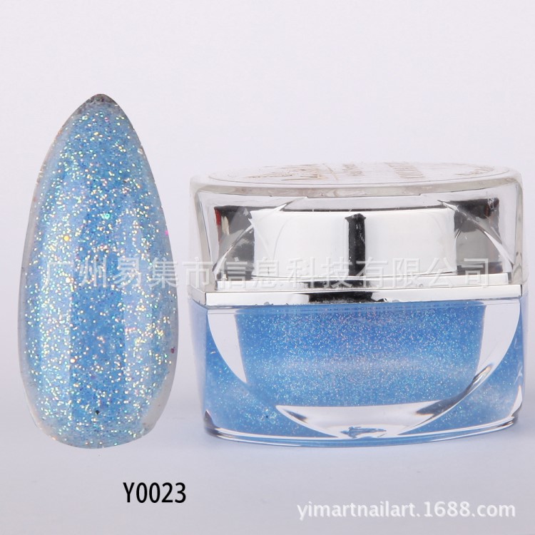 可卸光療閃粉彩膠 uv亮片彩膠 UV光療膠 彩色凝膠混批 101-120#