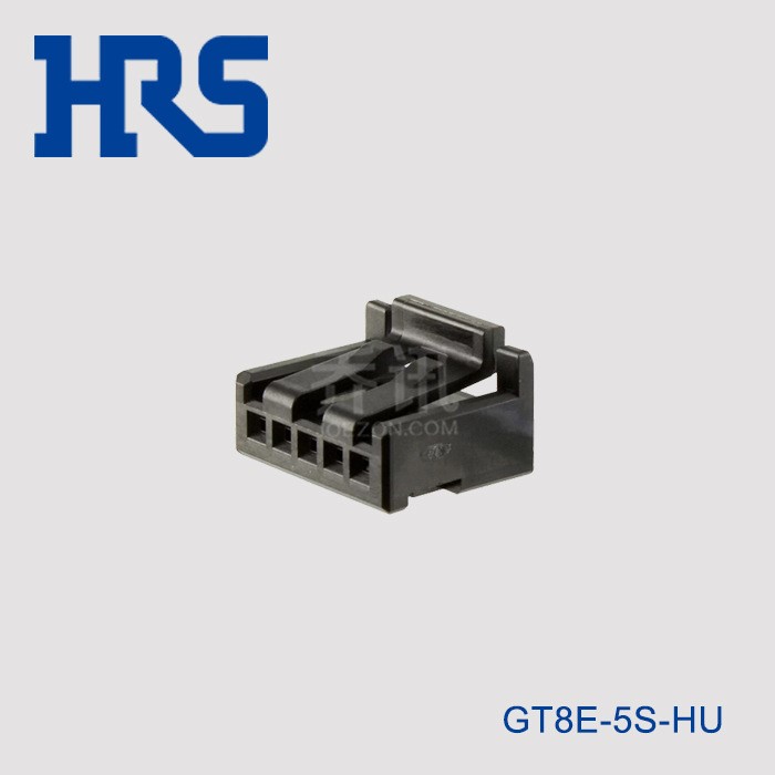 HRS汽車連接器GT8E-5S-HU廣瀨5孔膠殼HRS接插件原裝HRS膠殼 