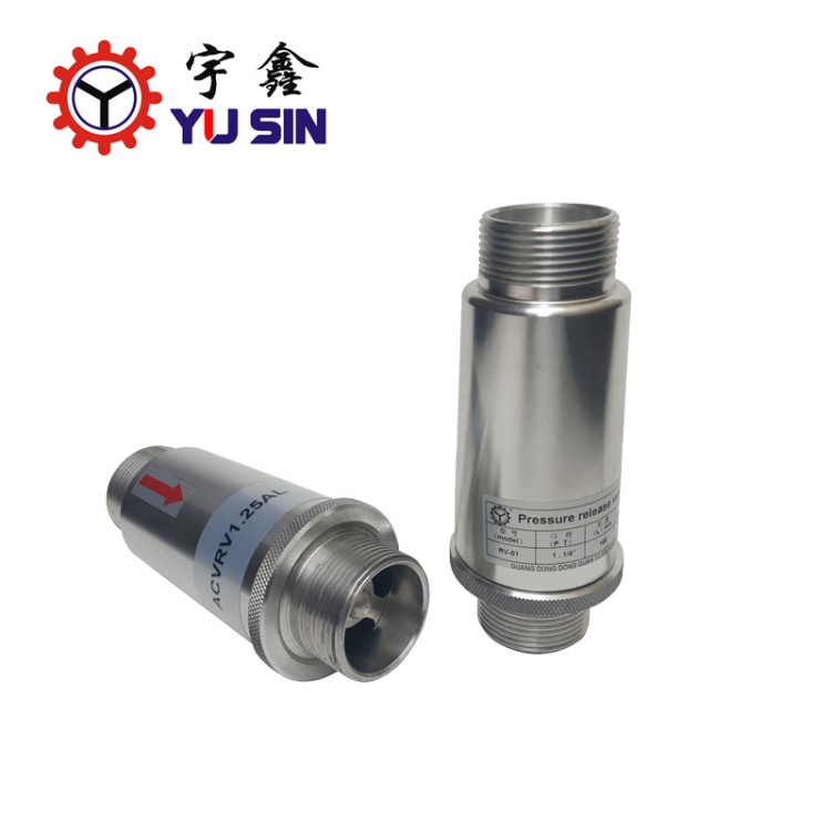 東莞廠家直銷環(huán)形高壓鼓風(fēng)機(jī)用釋壓閥宇鑫漩渦打氣泵RV-1泄壓閥
