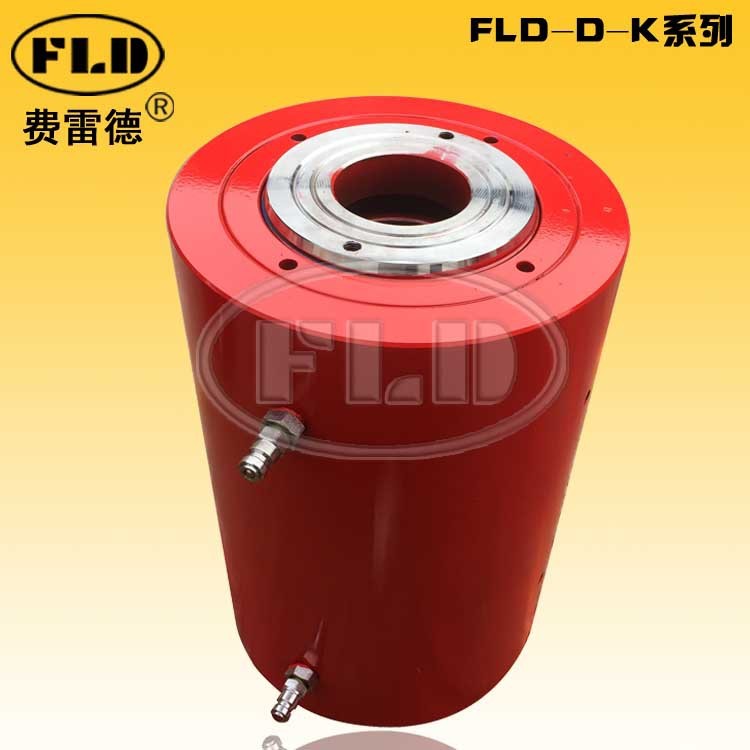 FLD-D100K空心千斤顶拔销器60吨100吨电动液压千斤顶穿心顶张拉顶