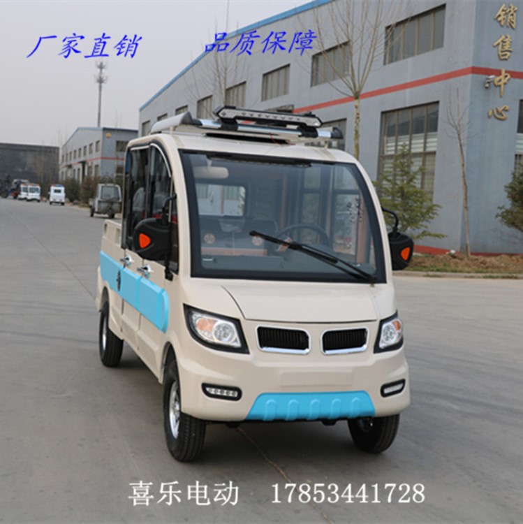 直銷雙排微型皮卡電動小貨車新款電動四輪皮卡車載人拉客電動皮卡