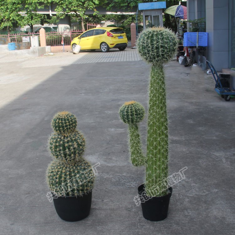 仿真多肉植物仙人球 室內(nèi)盆景綠植假樹(shù)仙人掌 景觀設(shè)計(jì)盆栽花卉樹(shù)