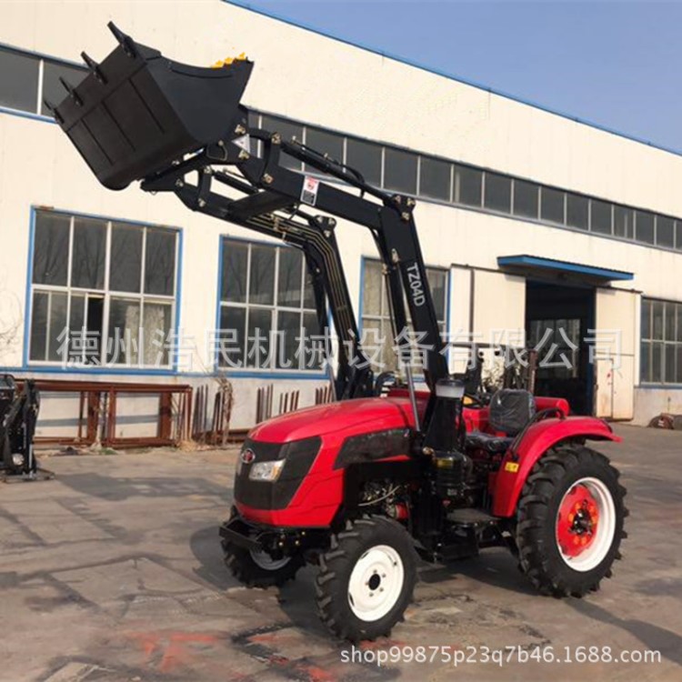 拖拉機(jī)帶前置裝載機(jī) 廠家直銷小型裝載機(jī)械拖拉機(jī)帶前置裝載機(jī)