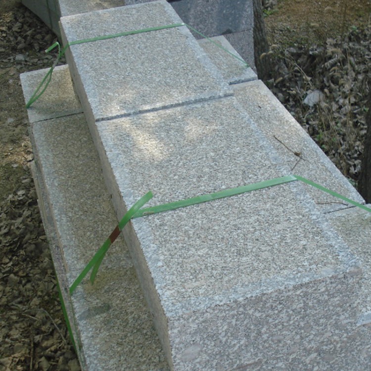 批發五蓮花花崗巖直角路沿石 五蓮光面石材路沿石定制 五蓮花廠家