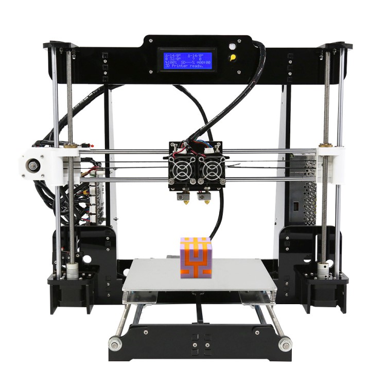 Anet爱能特3D打印机A8-M 双喷头双色立体打印 高精度高速3D打印机