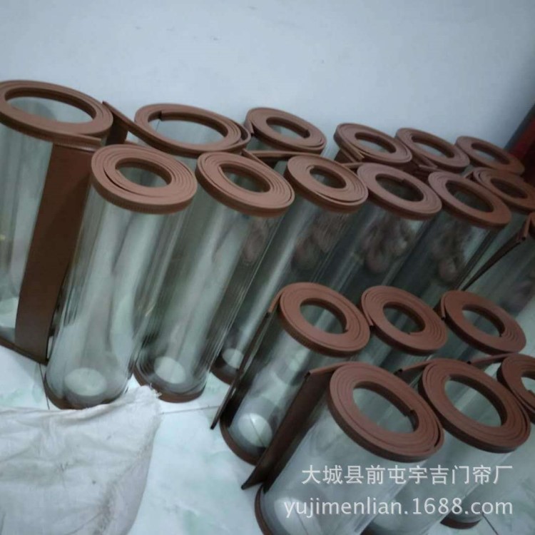 冬天自吸空調塑料軟門簾 pvc 透明皮門簾 冬季磁吸透明隔斷門簾