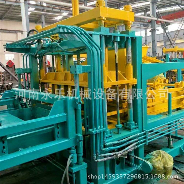 液壓新型環?？招亩嗫状u磚機設備 全自動水泥面彩磚機 透水磚機