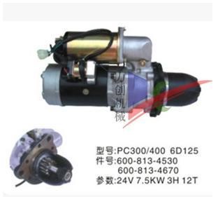 批發(fā)挖掘機(jī)配件 PC400-5 6D125的啟動(dòng)馬達(dá) 原廠