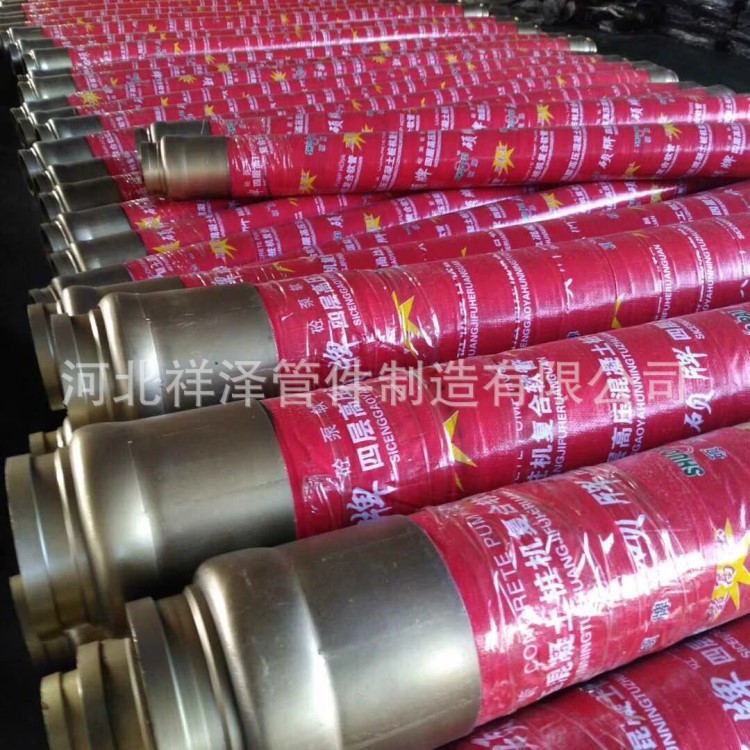 西安泵管打樁機專用高壓軟管三米四層鋼絲軟管 鹽山祥澤管件有售