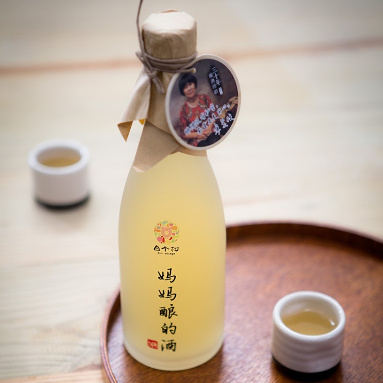 客家米酒 黃酒  傳統(tǒng)釀造 糯米酒甘甜 500ml/瓶廠家直供 一件代發(fā)