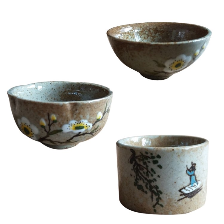 現代陶瓷單品 景德鎮中式復古茶杯套裝 功夫泡茶器陶瓷茶壺茶杯