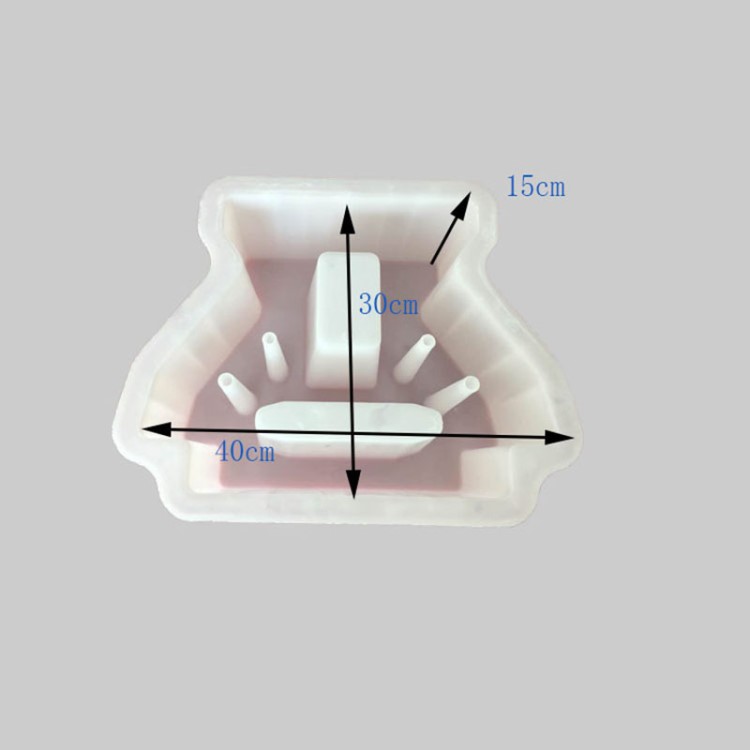 塑料模具批发 生态河道护坡 塑料模具制品 40*30*15 厂家供应