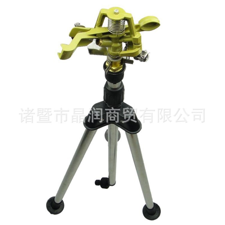 4分合金可調(diào)搖臂噴頭帶不銹鋼噴灌支架 草坪噴灌噴頭 大田噴灌