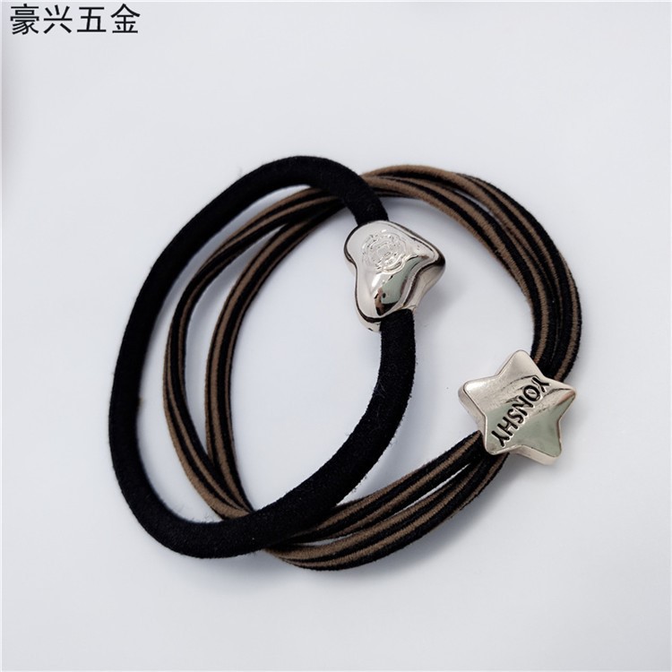 開(kāi)模抽芯模具生產(chǎn)女生飾品 發(fā)繩配件 頭繩愛(ài)心星星飾品頭