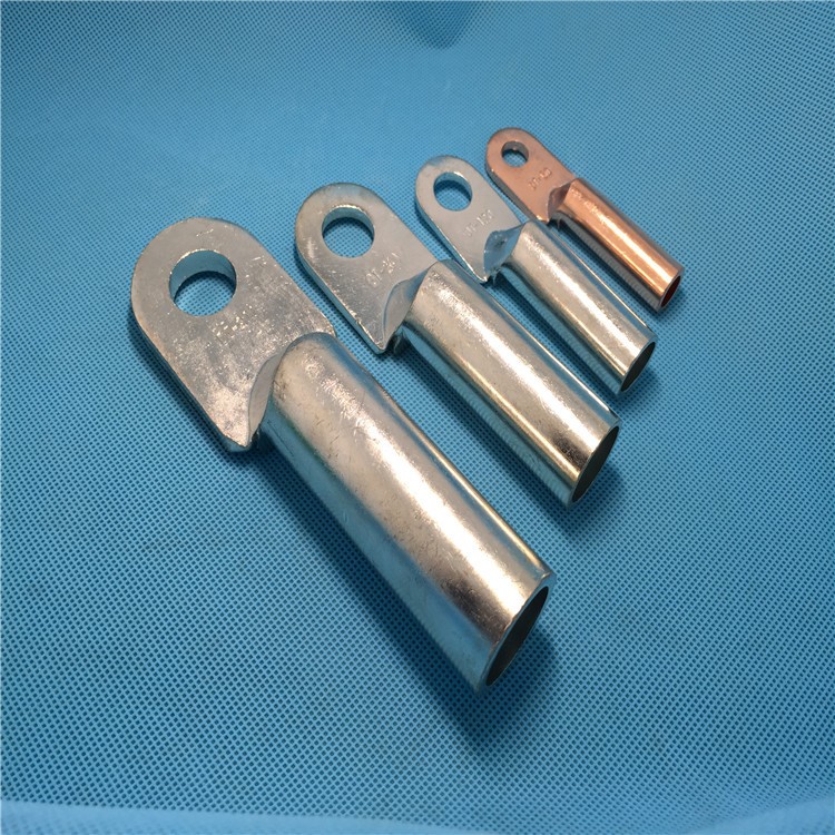 dt-50平方厂标b级 电缆铜鼻子 线鼻子 线耳 铜接线端子 堵油铜鼻