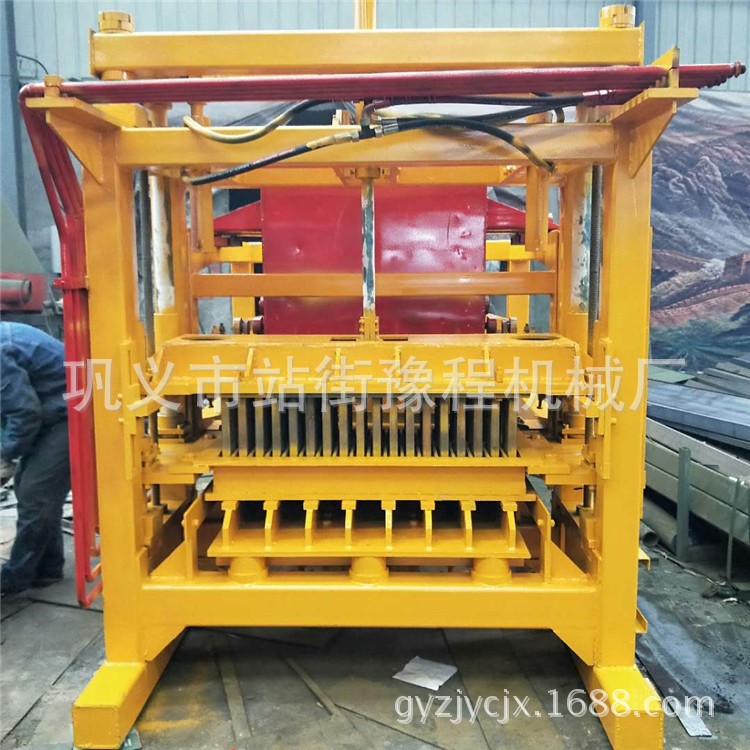 5-15型液壓彩色吸水免燒磚機全自動砌塊成型機大型圓孔草坪制磚機