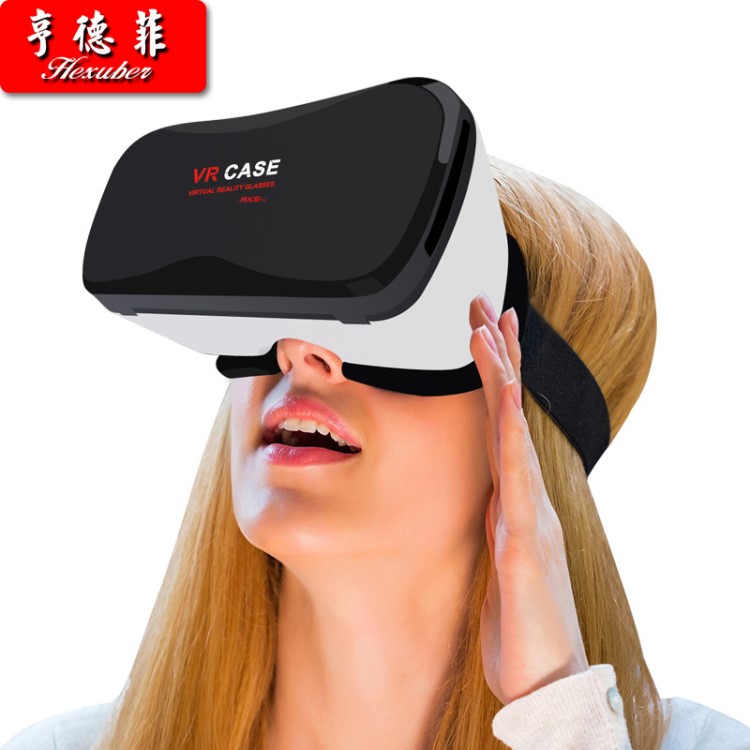 手機3D眼鏡 BUY+購物VR眼鏡  vr case5PLUS升級版頭戴式虛擬眼鏡
