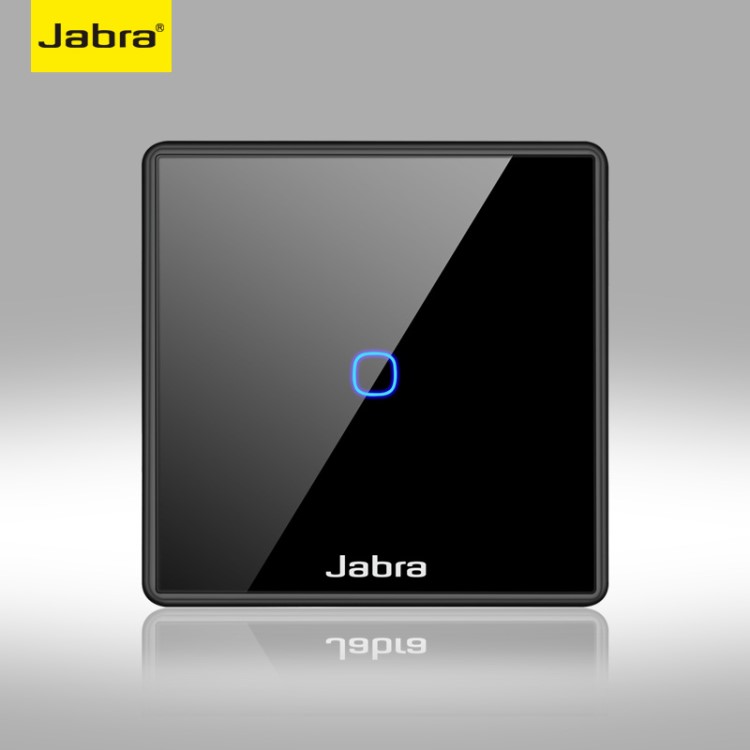 Jabra捷波朗智能墙壁开关电熔触摸触控屏一开单控开关面板86型