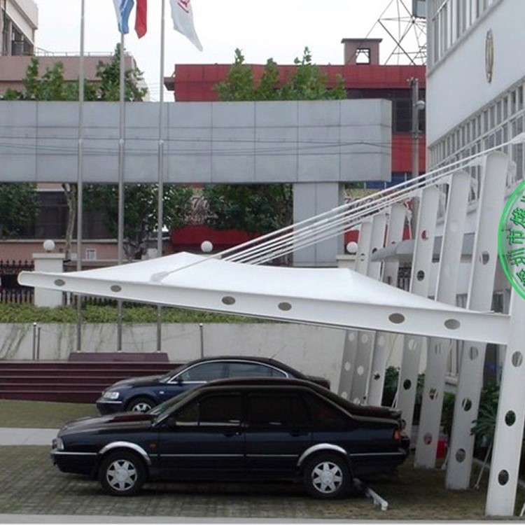 膜結構車棚材料批發,張拉膜廠家定制,景觀膜結構遮陽棚