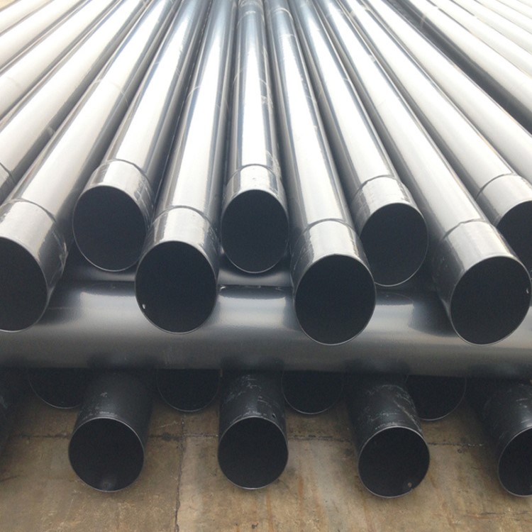 【熱浸塑鋼管】供應開創塑鋼管熱浸鋼塑復合黑灰色樹脂塑鋼管批發