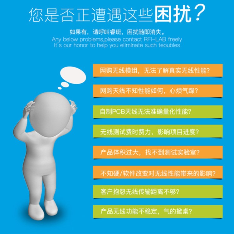 睿班實驗室天線單品OTA測試方向圖增益效率400MHz-6GHz天線測試