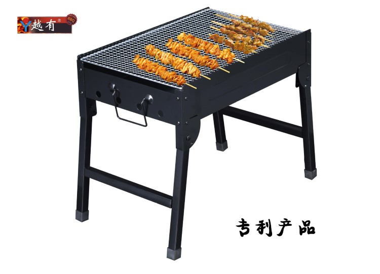 供應(yīng)越有BB029折疊燒烤爐，3-5人用，戶外燒烤架，木炭無(wú)煙燒烤爐