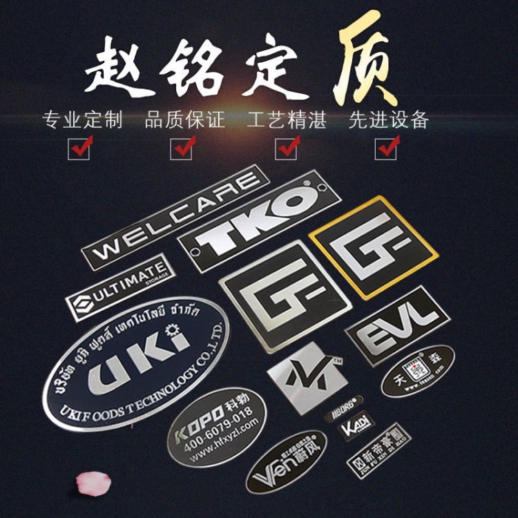 廠家絲印定做腐蝕拉絲家具門業(yè)高光標(biāo)牌定制LOGO機(jī)械設(shè)備銘牌