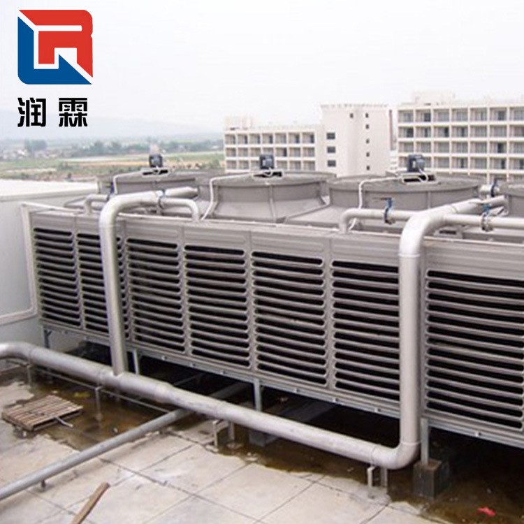 方形閉式橫流式冷卻水塔玻璃鋼涼水塔高溫逆流式工業(yè)型涼水塔廠家