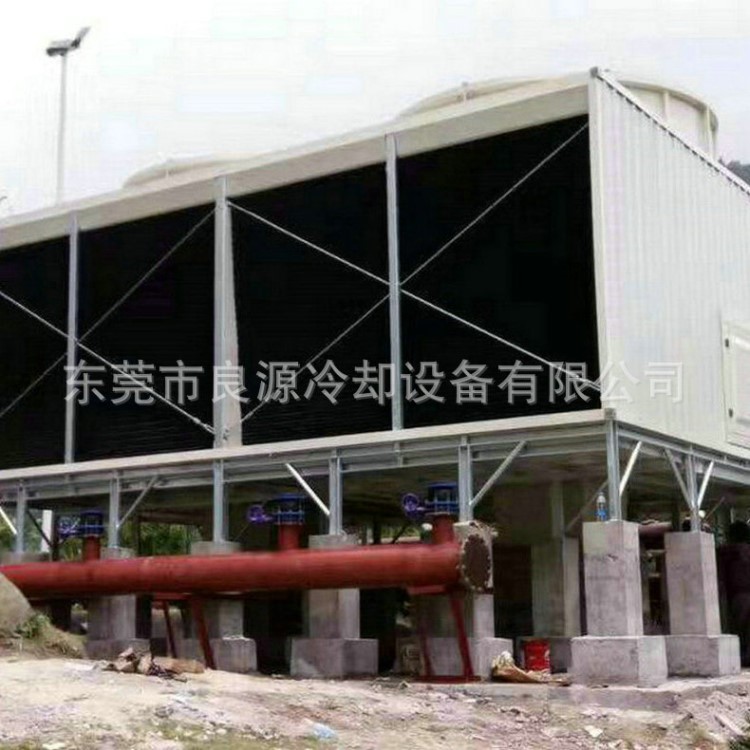 長期供應方形橫流冷卻塔 無填料冷卻塔 大型冷卻塔