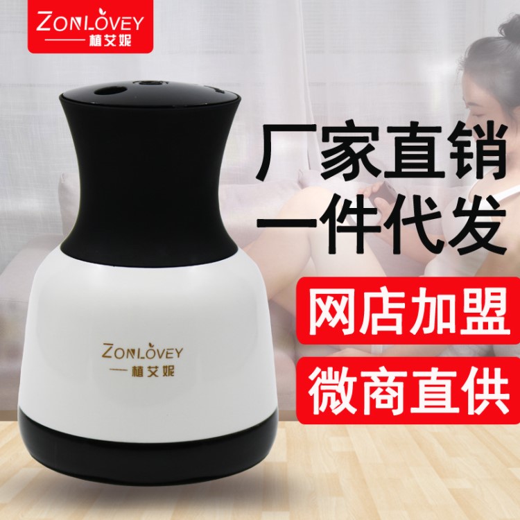 新款砭石溫灸儀 刮痧電熱震動按摩儀艾 美容院全身刮痧儀廠家直銷