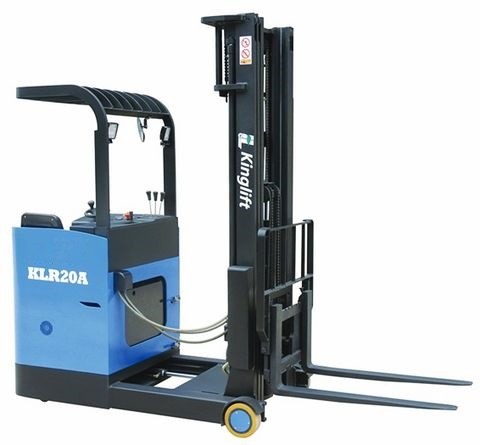 座駕前移式電動(dòng)叉車 站駕式 全電動(dòng)堆高車 2噸 堆垛車