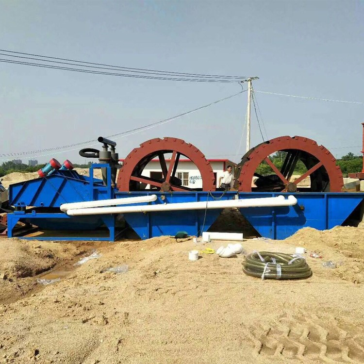 沙場 砂場洗沙設備 XS2200型 水輪洗砂機 輪式洗砂機廠家直銷