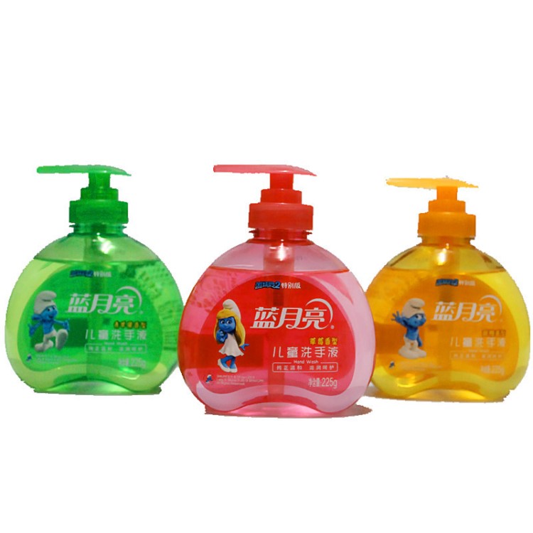 蓝月亮儿童洗手液225g草莓苹果三款味选洗手液批发商超劳保