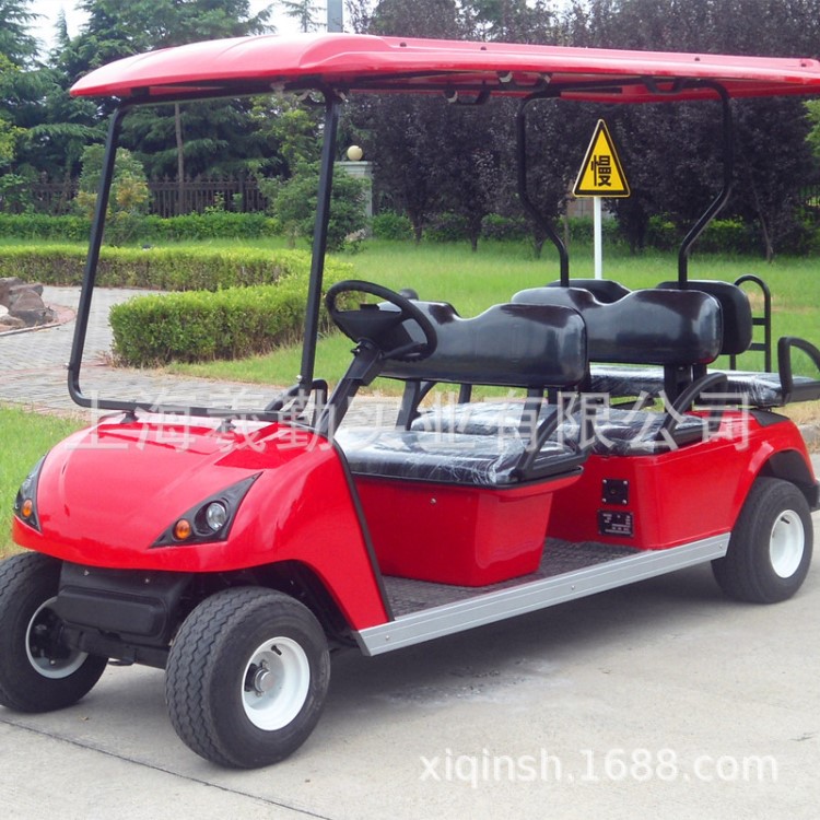 DG-C4+2四人座電動高爾夫球車高端大氣，操控輕便