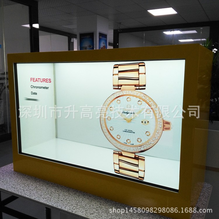 42寸手表展示柜裸屏 帶紅外觸摸功能 高亮度 鐘表柜臺(tái)透明屏