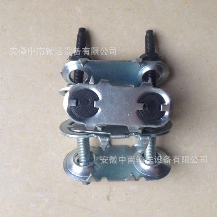 平板扣輸送帶扣 修補(bǔ)輸送帶夾板皮帶扣  高羅孚樂(lè)率雙排扣皮帶夾