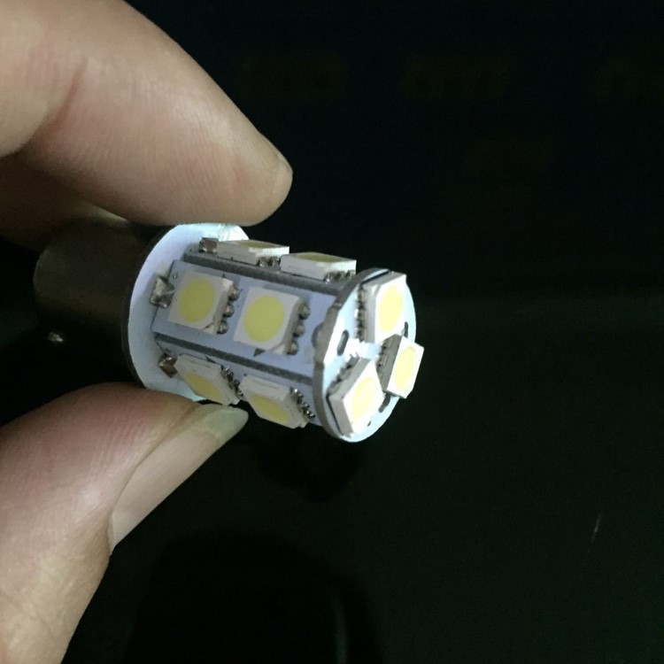 13SMD S25 BA15S 1156 5050 13LED摩托轉(zhuǎn)向燈1157 13燈24V