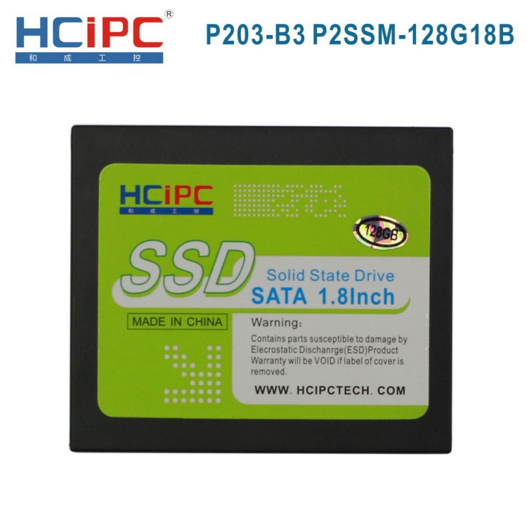 和成工控HCiPCP 203-B3 P2SSM-128G18B ,128G SSD,1.8寸電子硬盤