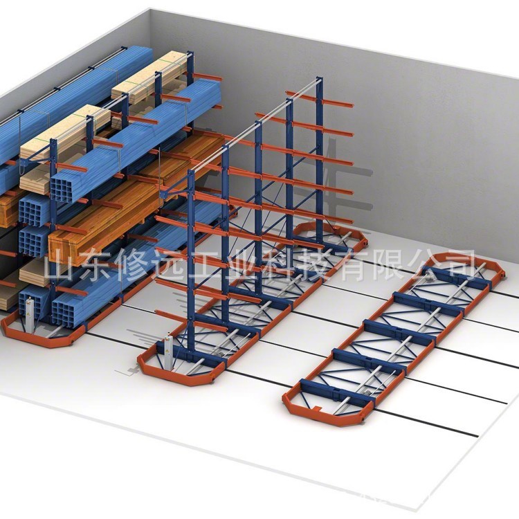 货架仓储悬臂式 双面货架 悬臂式管材 双悬臂货架 木板货架
