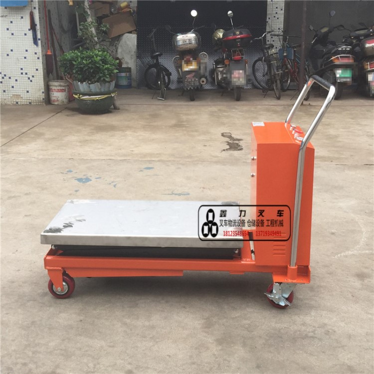 直銷移動(dòng)式電動(dòng)升降平臺(tái)車 電動(dòng)液壓平臺(tái)車 不銹鋼平臺(tái)車可定做