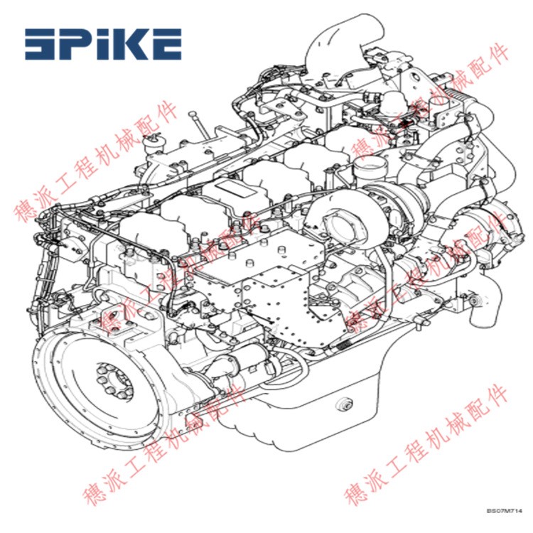 神钢挖掘机配件 SK850-8 发动机配件 四配套 组件 大修包 喷油器