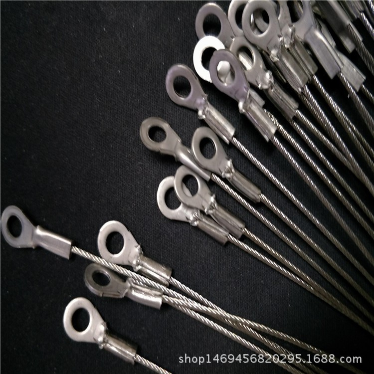 廠家大量現貨供應鋼絲繩拉索 端子 不銹鋼彈簧鉤 歡迎來樣加工