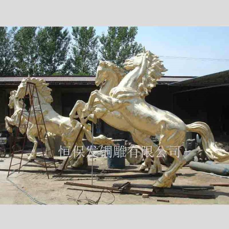 廠家定做銅馬擺件廣場大型戰馬阿波羅戰車銅雕銅獅子銅麒麟銅牛