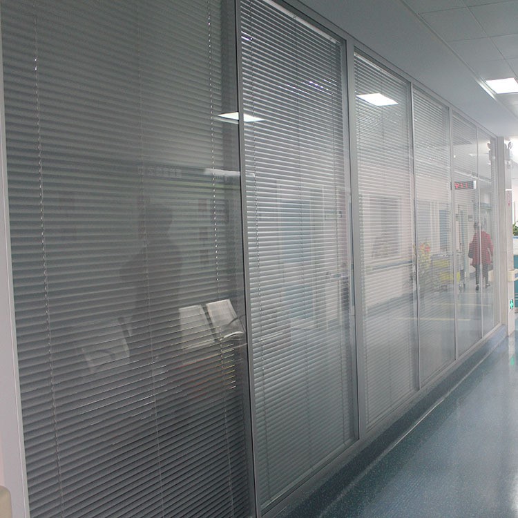 廠家直銷 家裝型雙玻百葉玻璃隔斷 衛(wèi)生間隔斷 鋁合金隔斷
