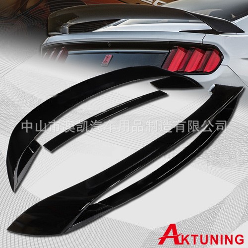 適用于 福特野馬尾翼 碳纖維改裝件 GT350R款 后備箱汽車碳纖尾翼