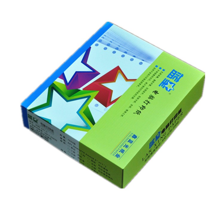 藍星a4/二等分/三等分五聯(lián)電腦打印紙 無塵電腦票據(jù)打印紙生產(chǎn)