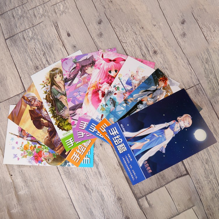 手繪稿榮耀動漫涂色本線稿臨摹填色書漫畫火影忍者海賊柯南