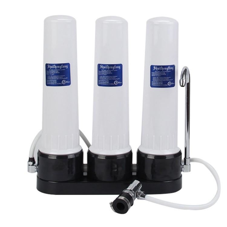 廚房直飲高端水龍頭凈水器 臺(tái)式三級(jí)過濾器 自來水前置過濾器