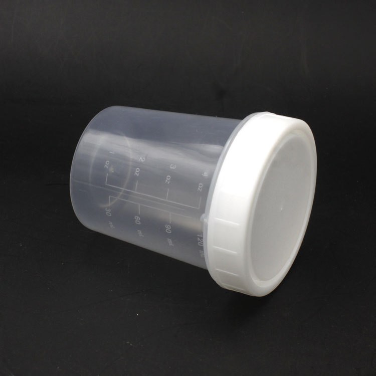 獨立包裝無菌取樣杯樣品杯125ml刻度尿杯痰杯塑料取樣瓶批發